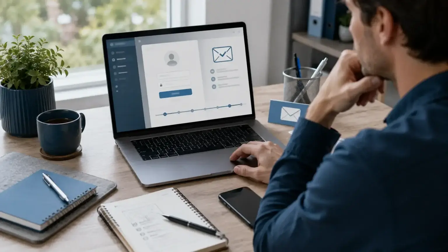 Auteur registreert zich online om een artikel in te dienen